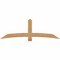 Ekena Millwork Bellingham Timber Gable Bracket, Western Red Cedar, 84"W x 28"H x 1 1/2"D x 5 1/2"F, 8/12 Pitch GBW084X28X0206BEL00SWR - alternate 1